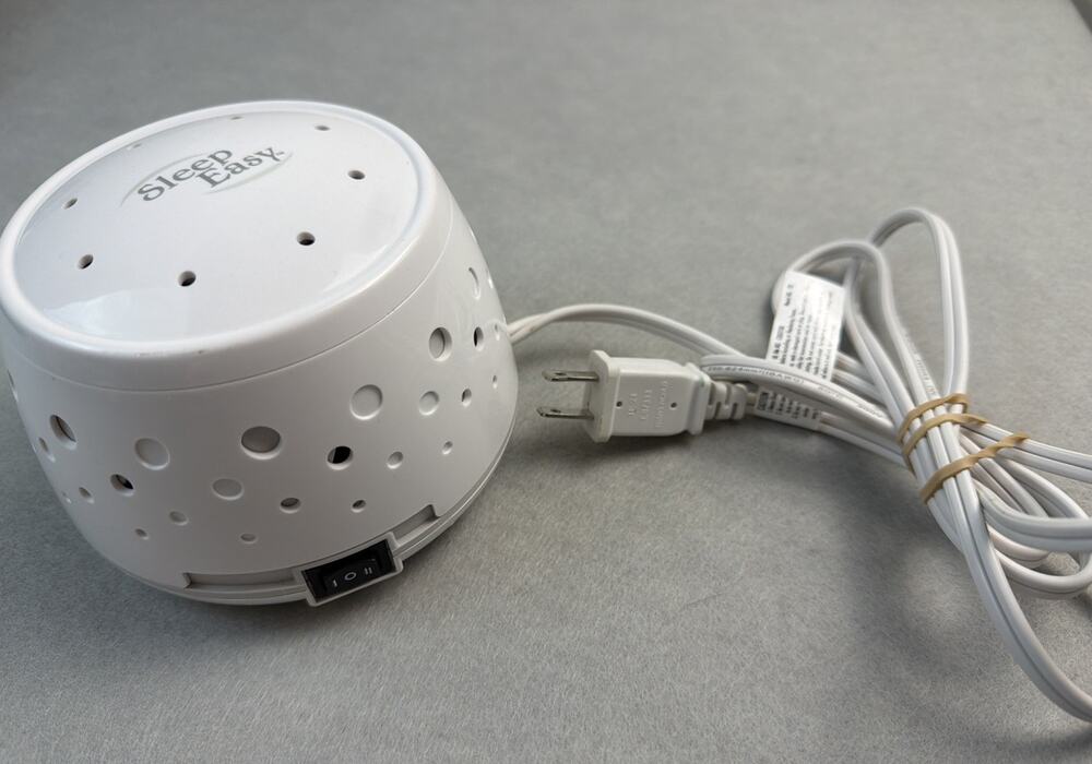 Sleep Easy T12 White Noise Sound Machine Fan Sleep Aid TESTED White 2-Speed